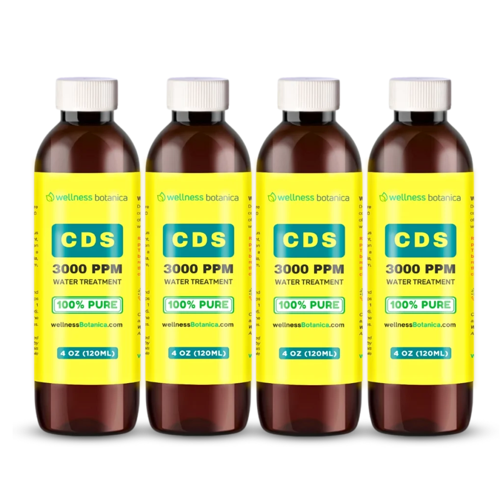CDS Drops Water Purification (Chlorine Dioxide) 4 Pack