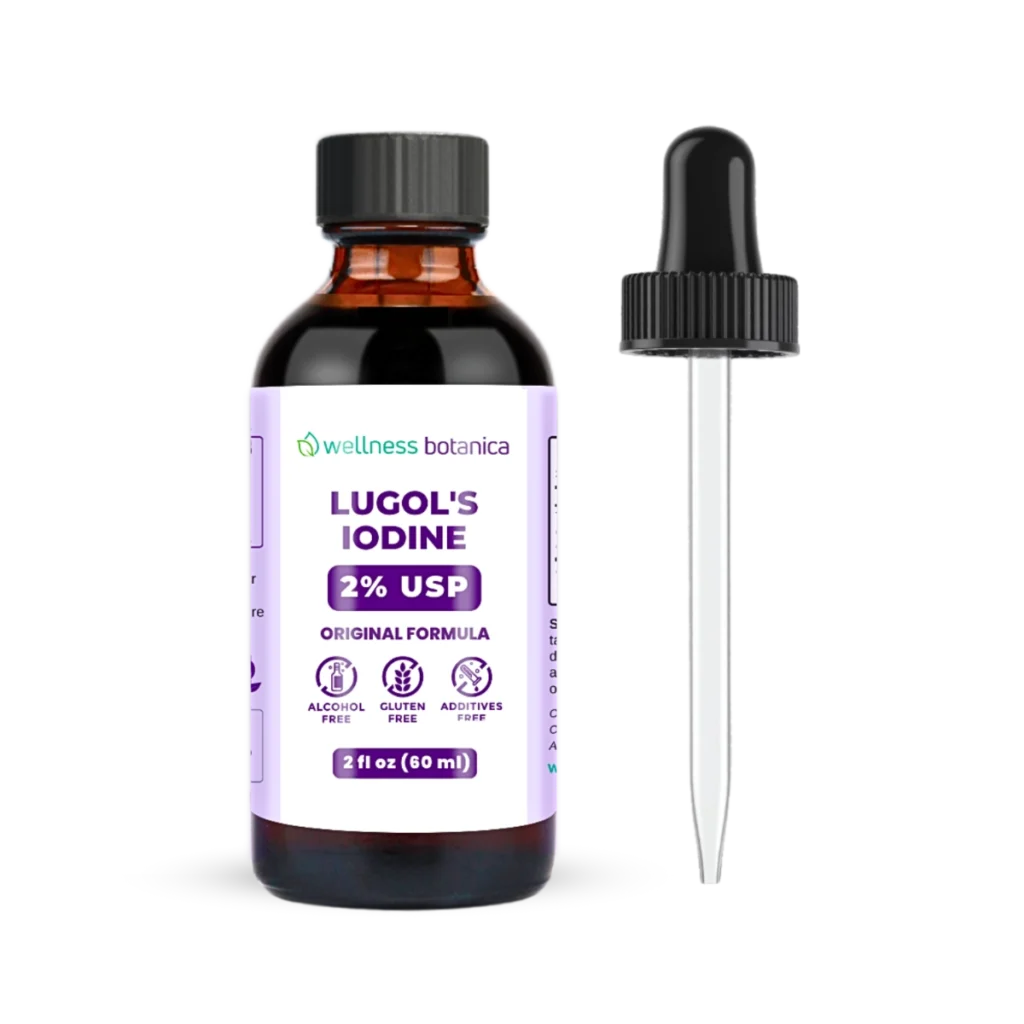 Wellness Botanica Lugol's Iodine 2% Supplement Solution 2 oz