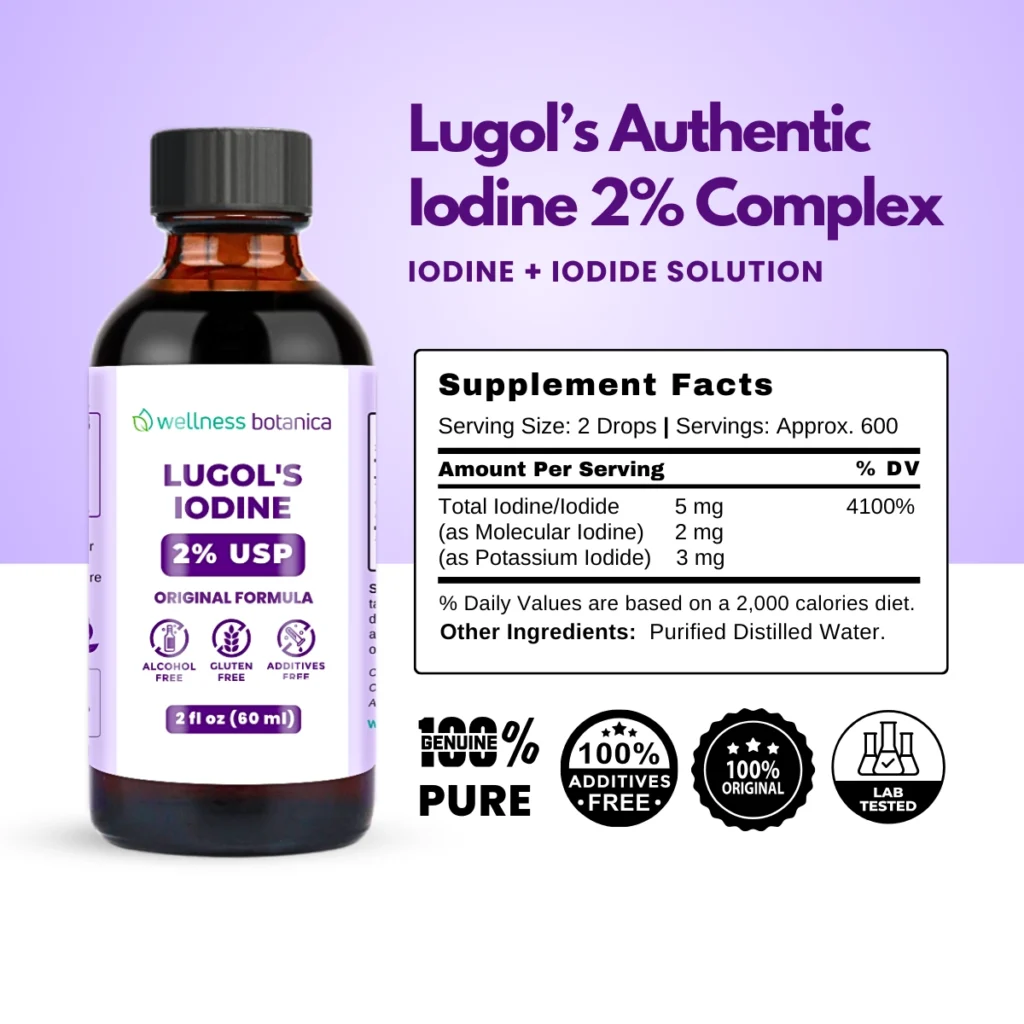 Lugol's Iodine 2% Supplement Facts